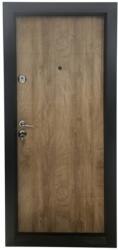 NOVO DOORS Usa metalica de apartament cu izolatie si vizor Novo Doors First Class NDS28, Deschidere Stanga Dreapta, Dimensiune 200X88 cm, Tabla 12 mm, Kit complet, Stejar deschis (NDS28)