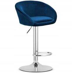 Leobert Hoker East sötétkék bársony króm alap (3993)