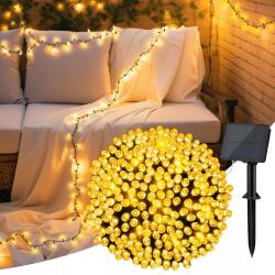  Cshare Szolár Füzér 12M 120 Led Meleg Fehér IP65 Kert Terasz (K5G3)