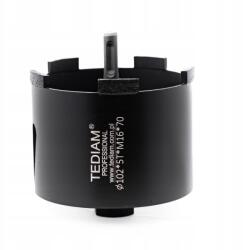 TEDIAM gyémánt lyukasztó 5 szegmens M16/SDS+ 102mm (otwornica 102*5T)