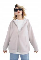 ZARA Bézs Kapucnis Kihúzható Melegítőfelső 36-OS Szürke