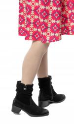 Sergio Leone Női Bokacsízmák Cipzárral Sergio Leone Nubuk Bőr 37-ES Méret (BT354-S-CZ)