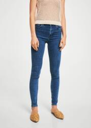 Mango Mng Farmer High Rise Skinny Cső Kék Spzm Xxs