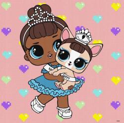 Ideyka Festés Számok Szerint L. O. L. Surprise! 40X40CM (KHO6291)