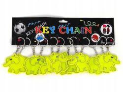 Adar Fényvisszaverő Elefánt Kulcstartó (12DB) (A134901)