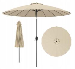 Costway kerti napernyő hajtókarral, átmérő 258 cm, bézs (NP12374MS)