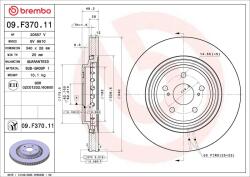 BREMBO Disc frana BREMBO PRIME LINE - UV Coated 09. F370.11 (09.F370.11)