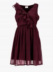 VILA Ruha Bordó Mini Chiffon Fodros 38 M Slm M