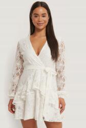 NA-KD Ruha Mini Csipkés Fehér Rzm S