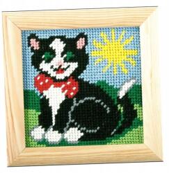 Orchidea Hímzés Kerettel. Az Első Hímzésem Cica (1497)