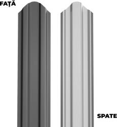 BILKA Sipca metalica pentru gard BILKA Gri Antracit Ral 7016 Lucios 92.9 mm 0.40 mm 100cm (24791)