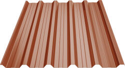 BILKA Tabla cutata T35 BILKA Lucios Ral 8004 Caramiziu 0.45mm (18811)