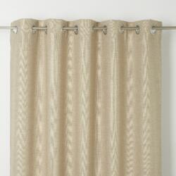 GOODHOME Draperie Novan, bej, 140 x 260 cm, Poliester GoodHome