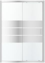 GOODHOME Usa dus glisanta GOODHOME Beloya, aluminiu, sticla oglinda, 140x195 cm, crom
