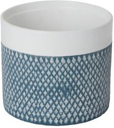 GoodHome Ghiveci din argila, albastru, forma rotunda, 19.2 cm diametru GoodHome