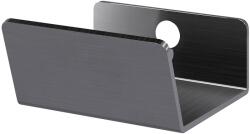 GOODHOME Maner GOODHOME Atomia, otel, 3.7 cm, 2 bucati, gri - bricodepot - 8,40 RON
