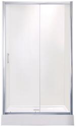 Cooke & Lewis Usa de dus glisanta COOKE & LEWIS Onega, cadru aluminiu, sticla securizata 5mm, 100 x 190 cm, transparent