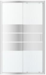 GOODHOME Usa dus glisanta GOODHOME, aluminiu, sticla oglinda 8mm, 120x195 cm, crom