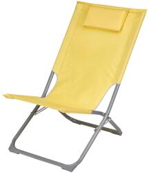 OPP1 Scaun terasa Curacao, otel, 73 x 47 x 79 cm, galben