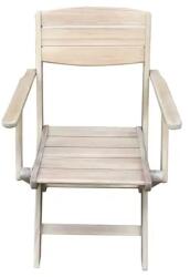 GOODHOME Scaun de gradina GOODHOME Riveo 101460004, 2 buc, maro