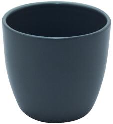GoodHome Ghiveci din argila, gri, forma rotunda, 13, 5 cm diametru GoodHome