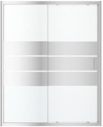 GOODHOME Usa dus glisanta GOODHOME, aluminiu, sticla oglinda, 160x195 cm, crom