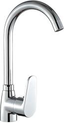 Reecomer Baterie bucatarie Reecomer Collo C40-B, pipa inalta, alama sanitara, crom