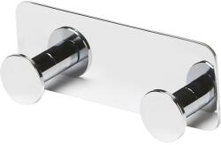 GoodHome Suport dublu Koros GOODHOME, 10.7 x 4 x 2 cm, otel, argintiu