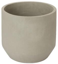 GoodHome Ghiveci din argila, gri, forma rotunda, 27.4 cm diametru GoodHome