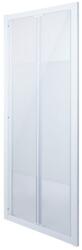 Cooke & Lewis Usa de dus plianta COOKE & LEWIS Onega, cadru aluminiu, sticla securizata 5mm, 80 x 190 cm, alb