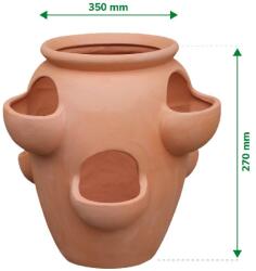 Verve Ghiveci din Argila, Terracotta, 35 cm Verve