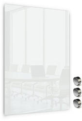 MemoBe Üvegtábla MEMOBE mágneses 200x100 cm fehér (MSZ200100.33.01) - papir-bolt