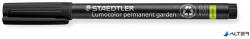 STAEDTLER Alkoholos marker, 1 mm, kúpos, STAEDTLER "Lumocolor® garden 319 GM", fekete (319 GM M-9) - alter