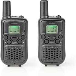 Nedis WLTK0500BK - Adókészülék | Hatótávolság akár 5 km | 8 csatorna | PTT / VOX | Legfeljebb 2, 5 óra | 2 db | Fekete színű (WLTK0500BK)