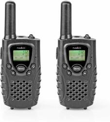 Nedis WLTK0800BK - Adókészülék | Hatótávolság 8 km | 8 csatorna | PTT / VOX | 2 db | Fekete (WLTK0800BK)