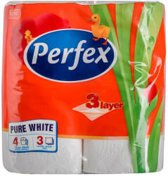 Perfex Soft&Light WC papír, hófehér - 3 rétegű 4 tekercses (DA503XSZPE8606102287015)