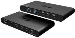 i-tec KVM dokkolóállomás HDMI 2 hoszthoz, Power Delivery 2x 100W (C31KVMHDMIDOCKPD)