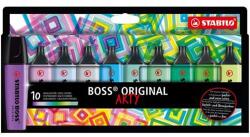 STABILO Boss Arty Szövegkiemelő készlet, Hideg árnyalatok 10 db (70/10-2-20)