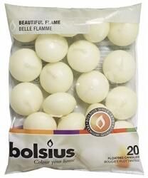 Bolsius Lebegő gyertyák, krém, szettenként 20 db (LP20C)