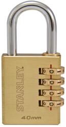 Somogyi STANLEY S742-053 rézlakat, 40mm, számkombinációs, egyszeres reteszelés