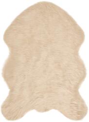 vidaXL Műgyapjú Szőnyeg Tafalla Bézs 60 x 90 cm Poliészter 42021497 (42021497)