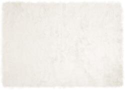 vidaXL Műgyapjú Szőnyeg Tafalla Fehér 140 x 200 cm Poliészter 42021461 (42021461)