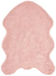 vidaXL Műgyapjú Szőnyeg Tafalla Rózsaszín 60 x 90 cm Poliészter 42021563 (42021563)