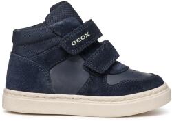 GEOX Geox, Bőrsneaker hálós anyagbetétekkel, Sötétkék, 20 EU (B465NA02285C4002-20)