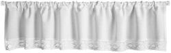 Eurofirany Függöny, Ráncolószalaggal VINCE 30 x 150 fehér (E05-220413-1)