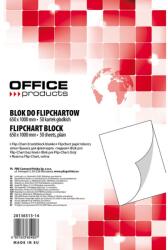 Office Products Flipchart Velina papír, 65x100 cm, fehér, 50 lap / készlet (OB2013651314)