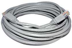 HCT Cablu UTP cu mufe HCT Cat. 5E 10m gri - conexiune stabilă și sigură pentru rețele Ethernet (68347)