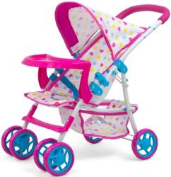Milly Mally Carucior pentru papusi Milly Mally - Kate, albastra-roz (5901761124972)