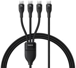 Baseus Flash Series Iii Adatkábel 3in1 Type-C - 3 Type-C, 150cm, Fekete