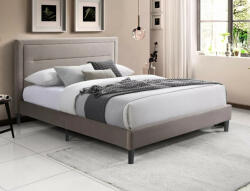 SIGNAL MEBLE Malaga Velvet Bézs Franciaágy - 160x200 cm, Bársony Kárpitozás (MALAGAV160CBEC)